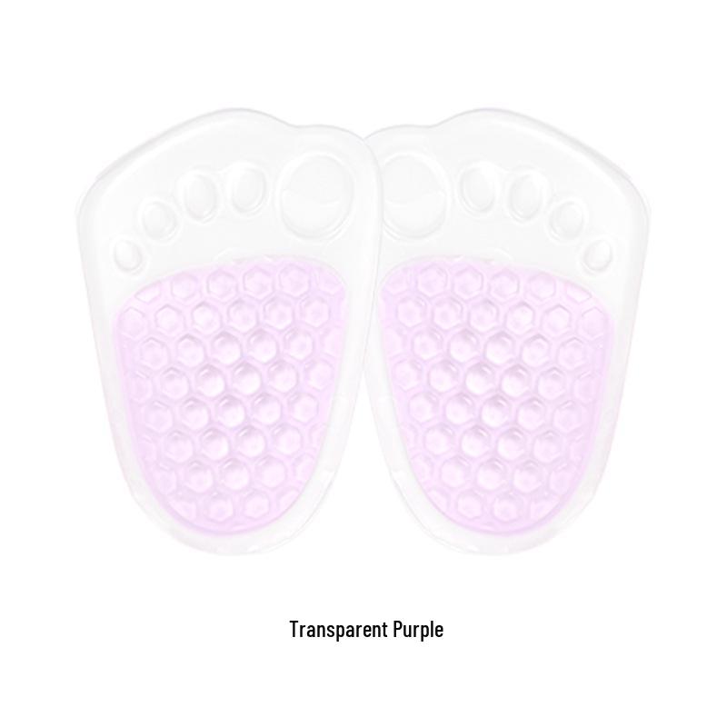 Anti-Slip High Heel Front Sole Pad for Pain Relief - Thickened, Self-Adhesive, Invisible, Half-Size Sandal Pad