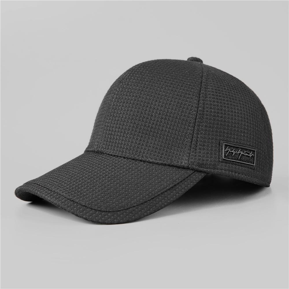 

Шапка мужская зимняя утепленная с защитой ушей бейсболка флисовая шапка Adjustable