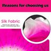 Hot Sell Dancer Practice Long Imitation Silk Fans Rayon Silk Fans Belly Dancing Fan Long Silk Fans