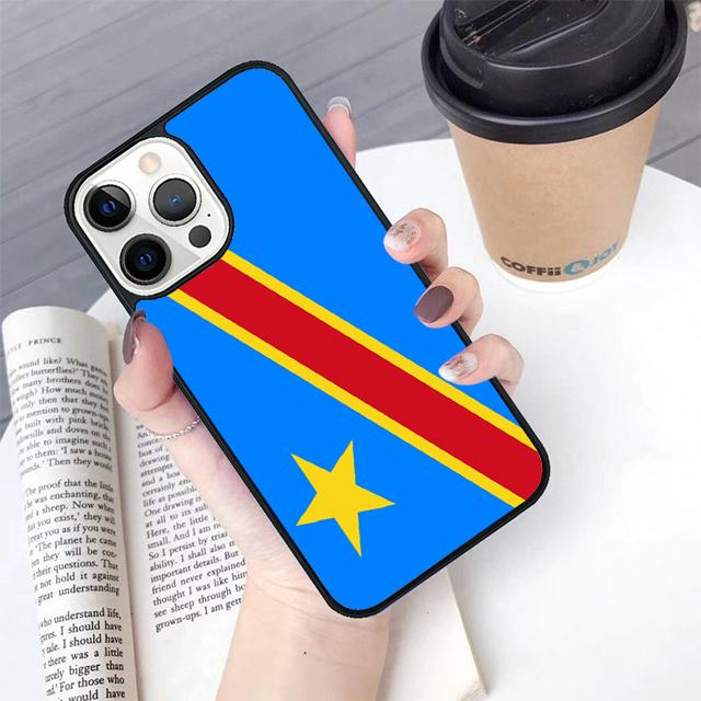 Congo Flag phone Case Cover For iPhone 17 Air 16 15 14 Plus For apple 16 11 12 13 Pro Max coque