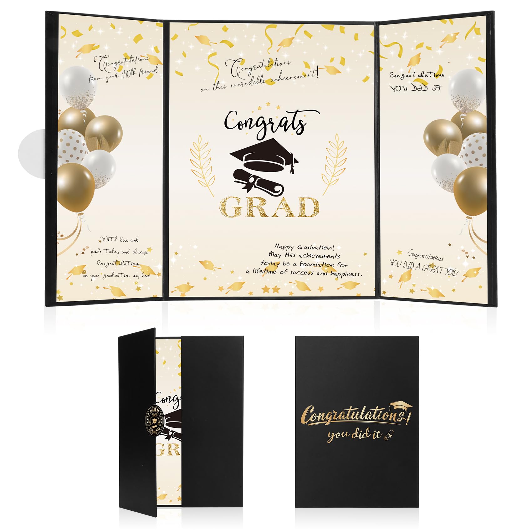Graduation Party Decorations 2026 Purple Graduation Guest Book Signature Book to Sign in Book for Guests Class of 2026 Graduation Announcements Big