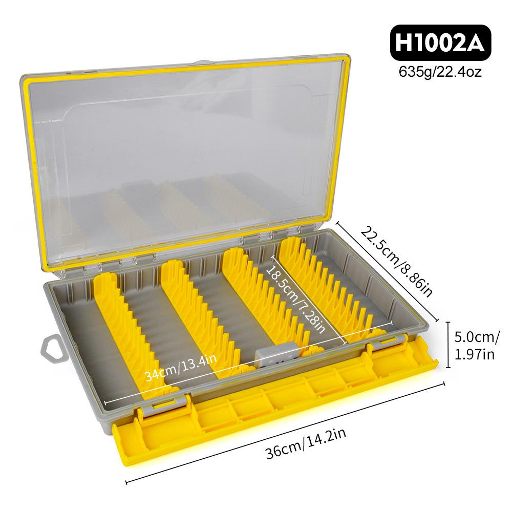 

Luya BaitPPFishing tackle box Minnow Popper Pencil Plastic Lure Single-Sided Storage Box Lure Fishing Tackle Box