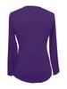European & American 2025 Autumn/Winter Women's Solid Color Long Sleeve V-Neck T-Shirt