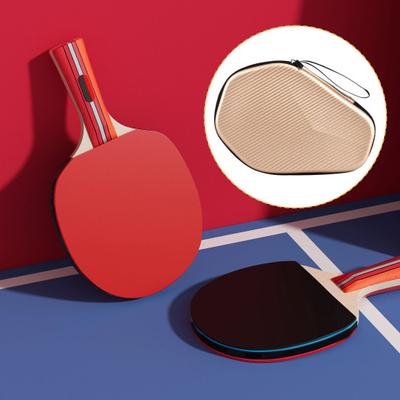 Tischtennisschläger-Abdeckung, wasserdicht, Ping-Pong-Paddel, Aufbewahrungskoffer, Halter, sechseckige Schlägertasche für Zuhause, Schule, Fitnessstudio