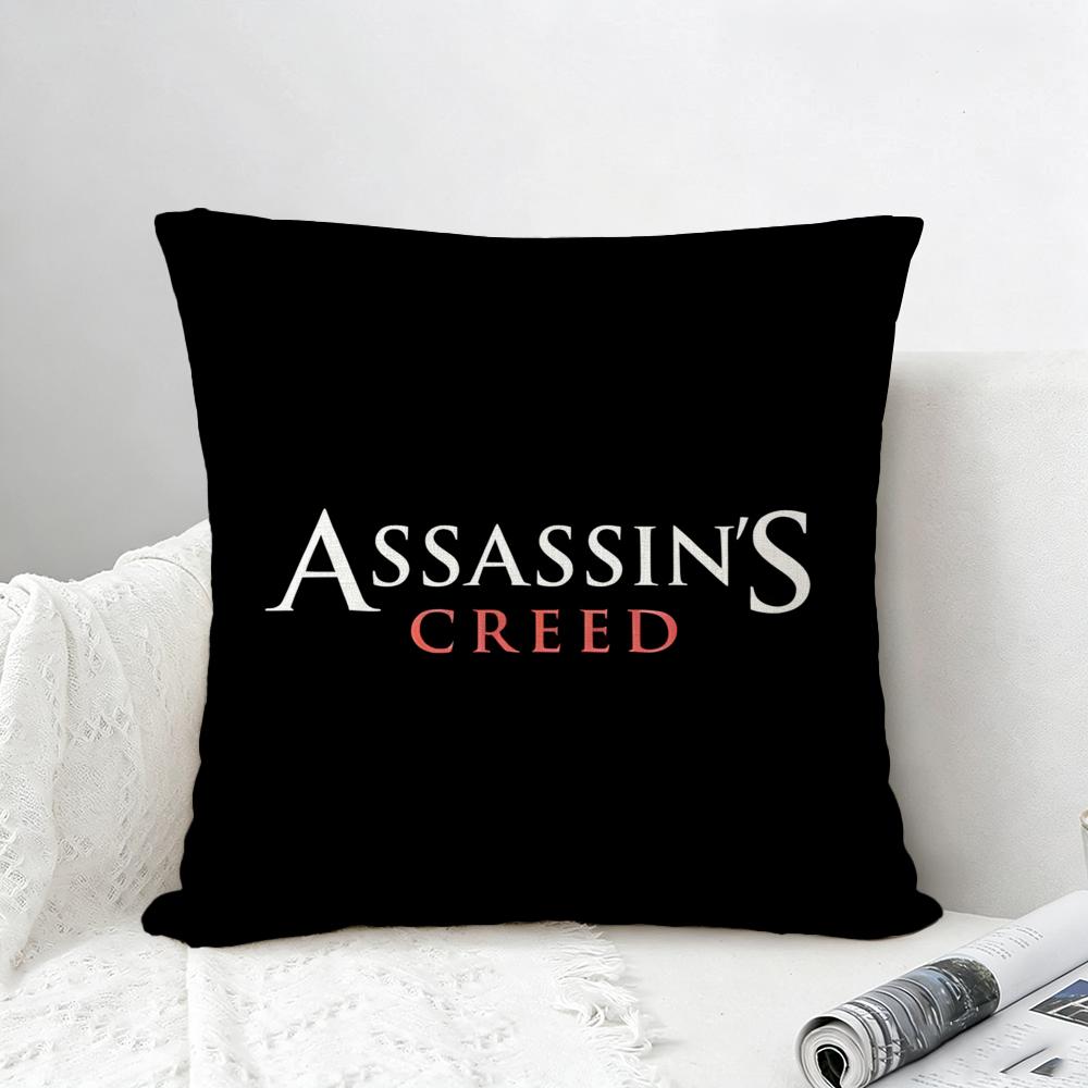 Game Assassins Creed Valhalla Cushion Cover Natural Linen Pillowcase Set AllinOne Decor for Sofa Bedroom Chair