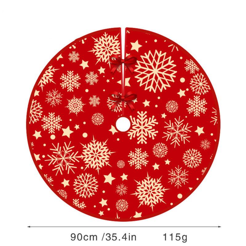 Christmas  Tree  Skirt Large Round Fashion Tree Skirt For Xmas Ornaments And Holiday Decorations