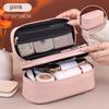 Women's Cosmetic Bag Makeup Bag Double Layer Large Capacity Luxury Cosmetics Organizer Travel Essentials Women Cosmetic Bag