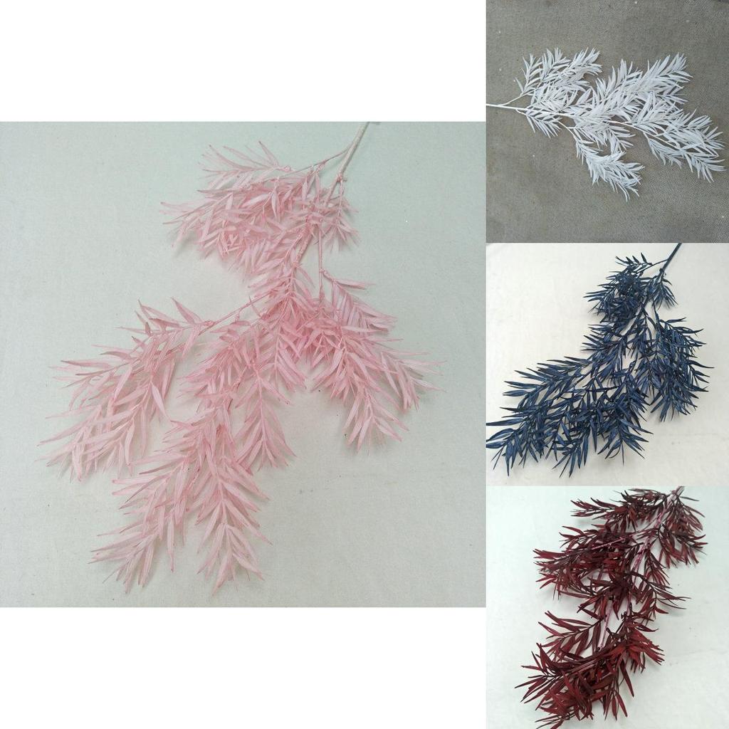 Wedding Decoration Plastic Simulation Bamboo Leaves For Photography Props