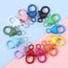 2 Pcs/bag Zinc Zinc Alloy Handmade DIY Keychain Baking Paint Spring Buckle 27MM Heart Lobster Clasp  Student