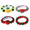 Dress up Your Pet with this Colorful Pompoms Collar for Christmas Photo Props for Small Medium Dogs, Cat