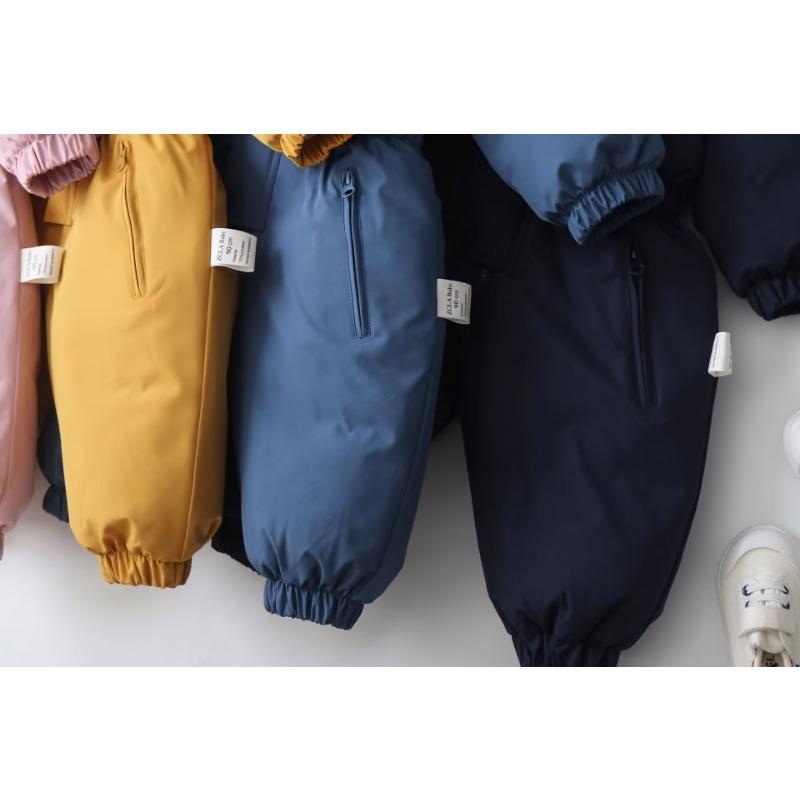 Snødress for barn Småbarn Ett stykke Snødress Skidresser Jenter og Gutter Hette Vanntett Jumpsuits Overalls Vinter Varm Snowboardjakke Utendørsjakker