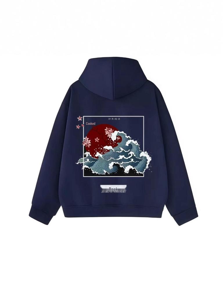 Unisex Trendiger Retro Reißverschluss Hoodie, Lässige Lockere Passform