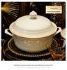 Jingdezhen High-Temperature Ceramic Bowl & Plate Set - Premium Underglaze Color, Chinese Light Luxury Gift with Chopsticks