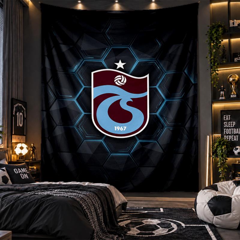 Tapiz para Colgar en la Pared Tela con Estampado del Trabzonspor FC para Sala de Estar Dormitorio Decoración del Hogar