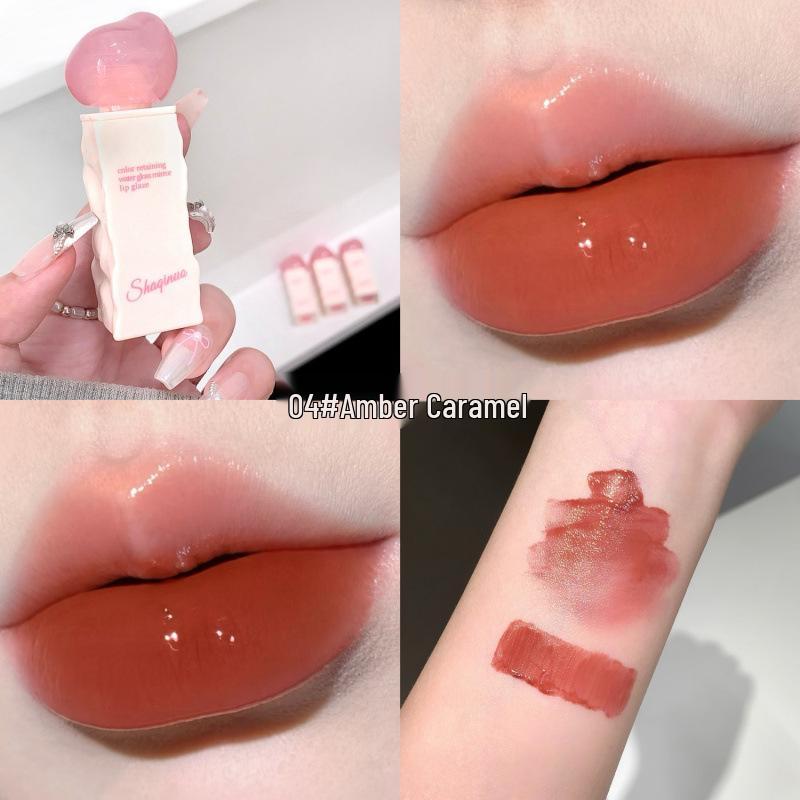 SHAQINUO Feuchtigkeitsspendender Spiegel-Lipgloss: Klare, feuchtigkeitsspendende, volle Lippen für einen strahlenden Look