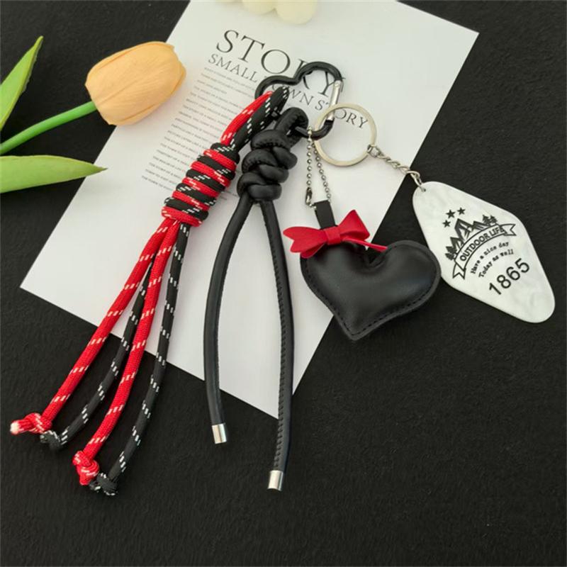 Маленькое Сердце Мини-Рюкзак Подвесная Сумка-Кошелек Сумка-Подвеска Аксессуары для Сумок-Подвесок one size чёрный