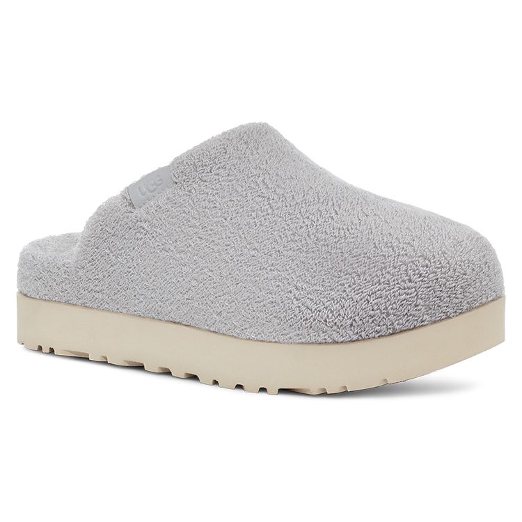 UGG Fabric Check Velvet Slippers Women Slippers Metallic-Gray 1126386-MGR
