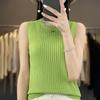 Women Tank Sleeveless MODERN NEW SAGA Summer T-shirt Knit Top Lace Basic Vest Female O-neck