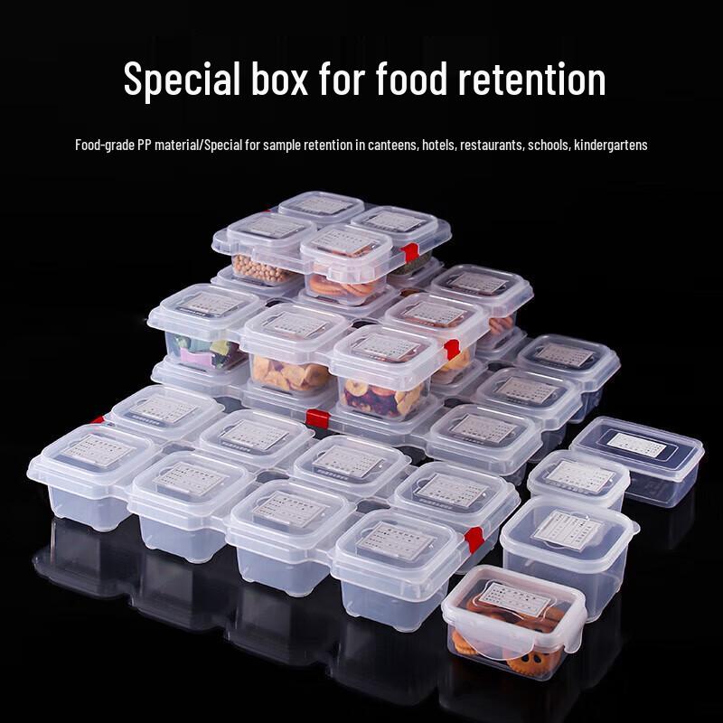 Multi-Compartment Food Sample Retention Box