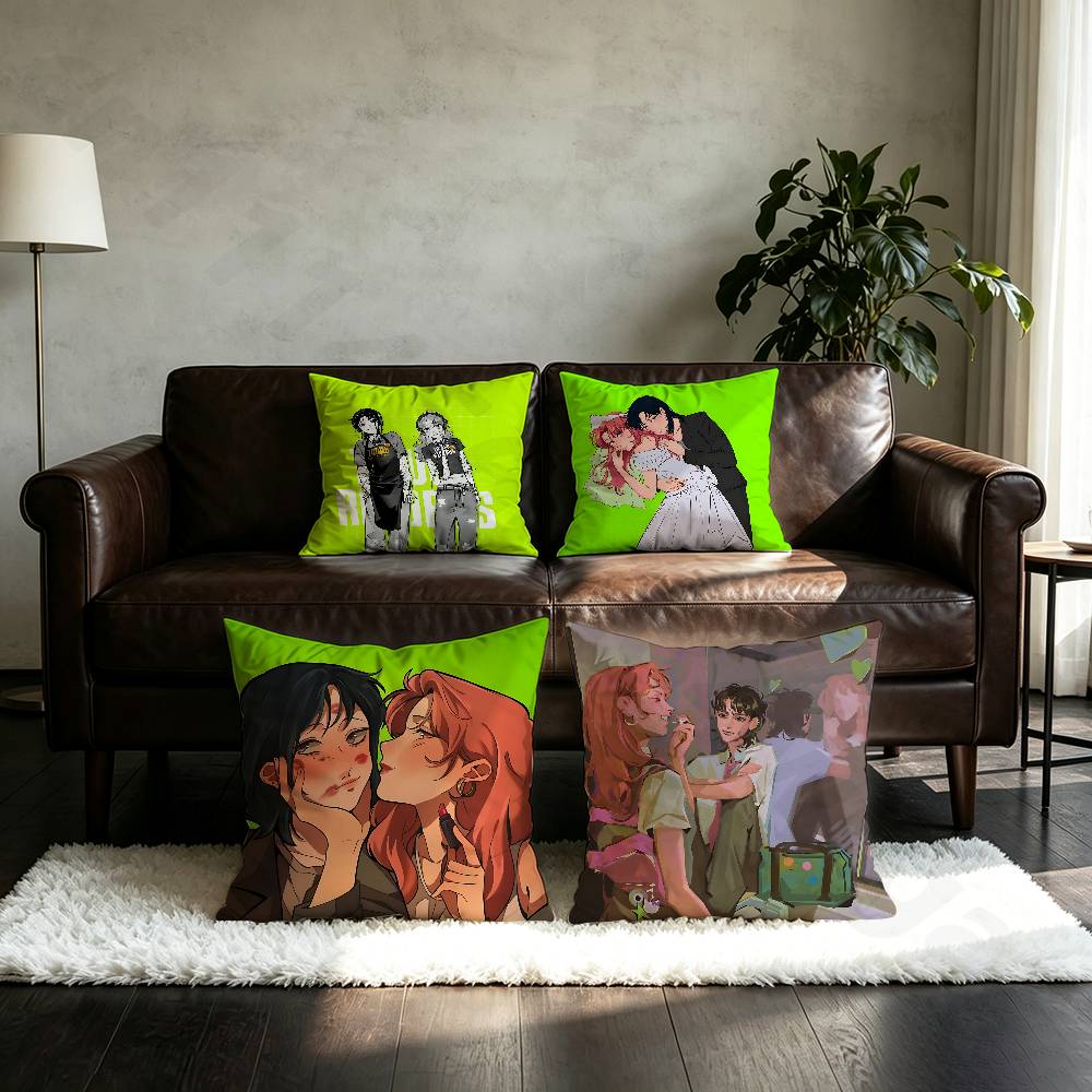 Mitsuki Koga Aya tgswiiwagaa pillowcase casual style decoration, suitable for home decoration (excluding pillow core)