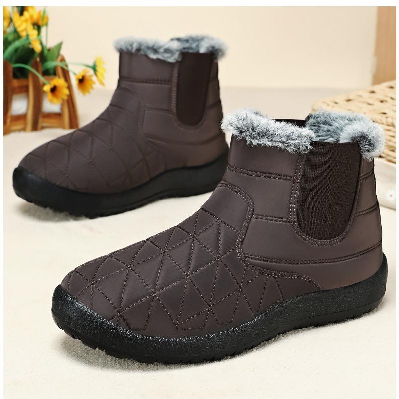 Cotton Shoes, Women's Fleece, Thickened Boots, High-top Soft-soled Snow Boots, Cold-proof and Warm Women's Boots, Comfortable Cotton Boots