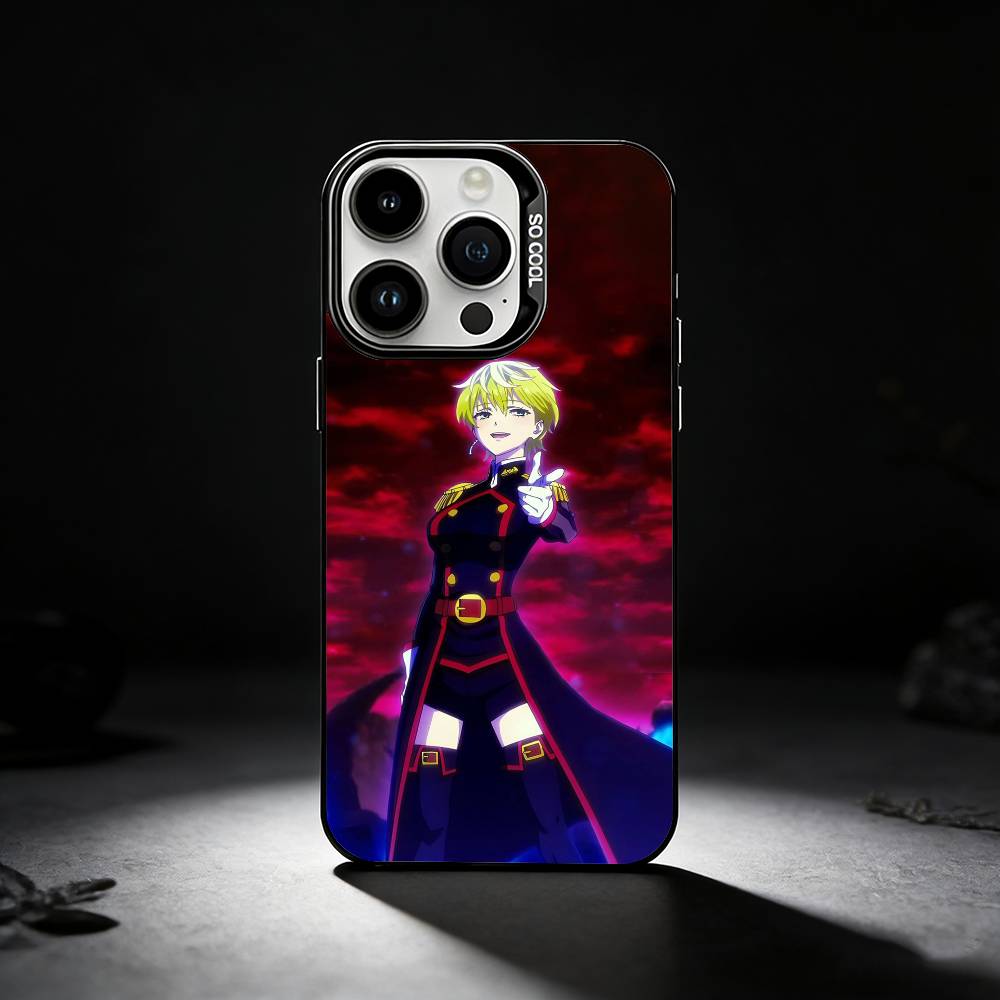 Chained Soldier Phone Case For iPhone 17,16,15,14,13,12,11 Plus,Pro Max,XS,Colored silver phone case