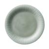 24cm Conifer Ash Plate, Microwave and Dishwasher Safe, Gray Fine Porcelain (White), 1724L/90016