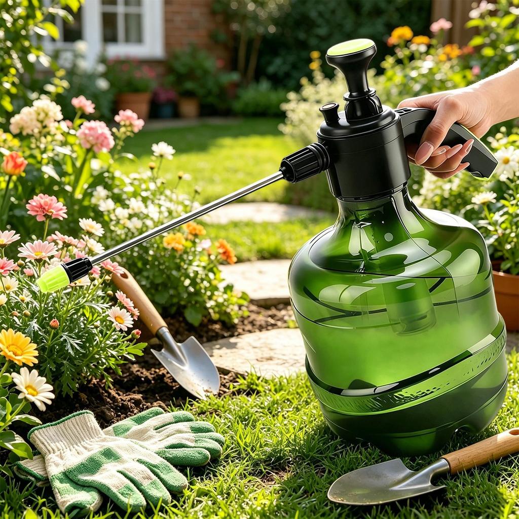 Regadera de Gran Capacidad de 4L a Prueba de Fugas de Jardinería de Múltiples Modos Manual para Riego de Plantas Flores Verduras Árboles