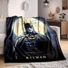 1pc Batman Flannel Throw Blanket - HD Printed Lightweight Soft Warm All-Season Blanket for Sofa, Bed, Travel, Camping 064