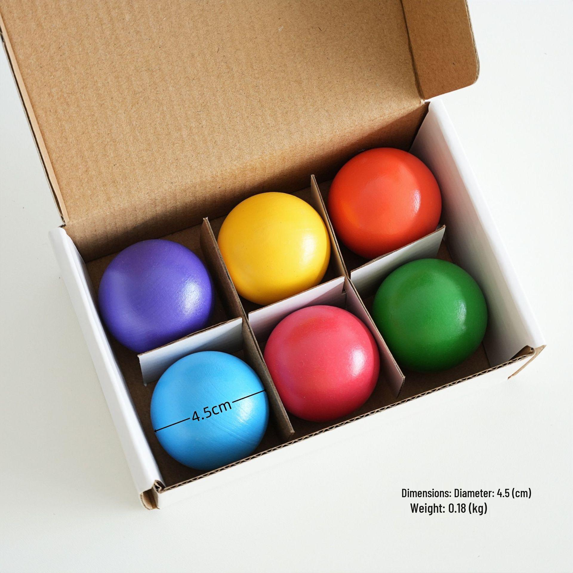 Dip-Dyed Large Rainbow Stacker: Color Recognition Educational Building Blocks for Kindergarten