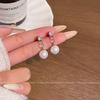 Commuter Pearl Tassel Earrings Women's Premium Unique Temperament Earrings Internet celebrity ears
