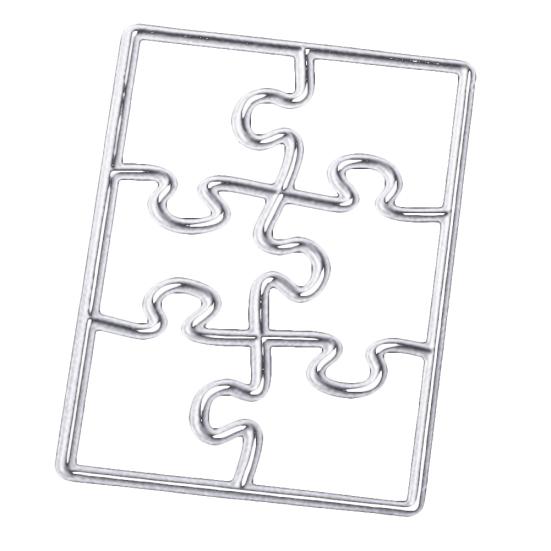 Puzzle Metal Cutting Die for Scrapbooking Paper Craft Embossing DIY Accessory