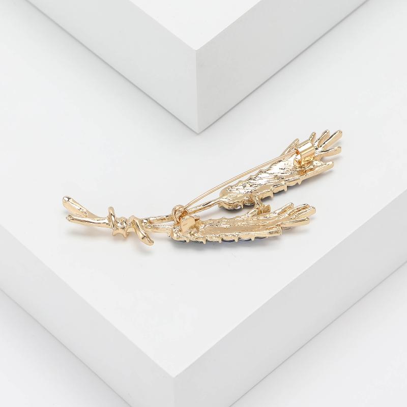 1Pcs Unisex Enamel Wheat Plant Pins Wheat Ear Brooches For Women Banquet Party Backpack Gifts Jewelry Accessories