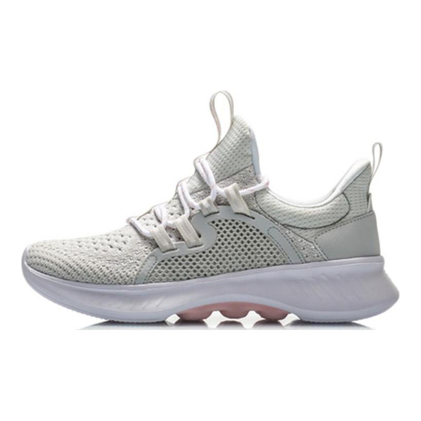 Li Ning EazGo Lightweight Low Top Casual Shoes Women's Antarctic Gray AREQ004-3