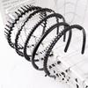 Matte Black Hair Hoop Non-Slip HairBand Female All-Match Press Hair Head Buckle Bezel Headband Girl Serrated Hair Accessories