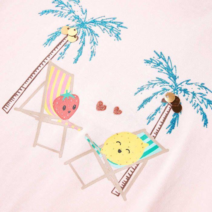 Pale Pink T-shirt for Children 92/104/116/128/140