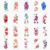 Waterproof Artificial Flowers Arm Shoulder Tattoo Stickers Flash Henna Tattoo Sticker