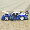 Porsche 911 GT3 RSR Wersja dopasowująca Symulacja Diecast & Toy Pojazdy Dźwięki & Światło Samochód Pull Back 1:Model supersamochodu ze stopu 32