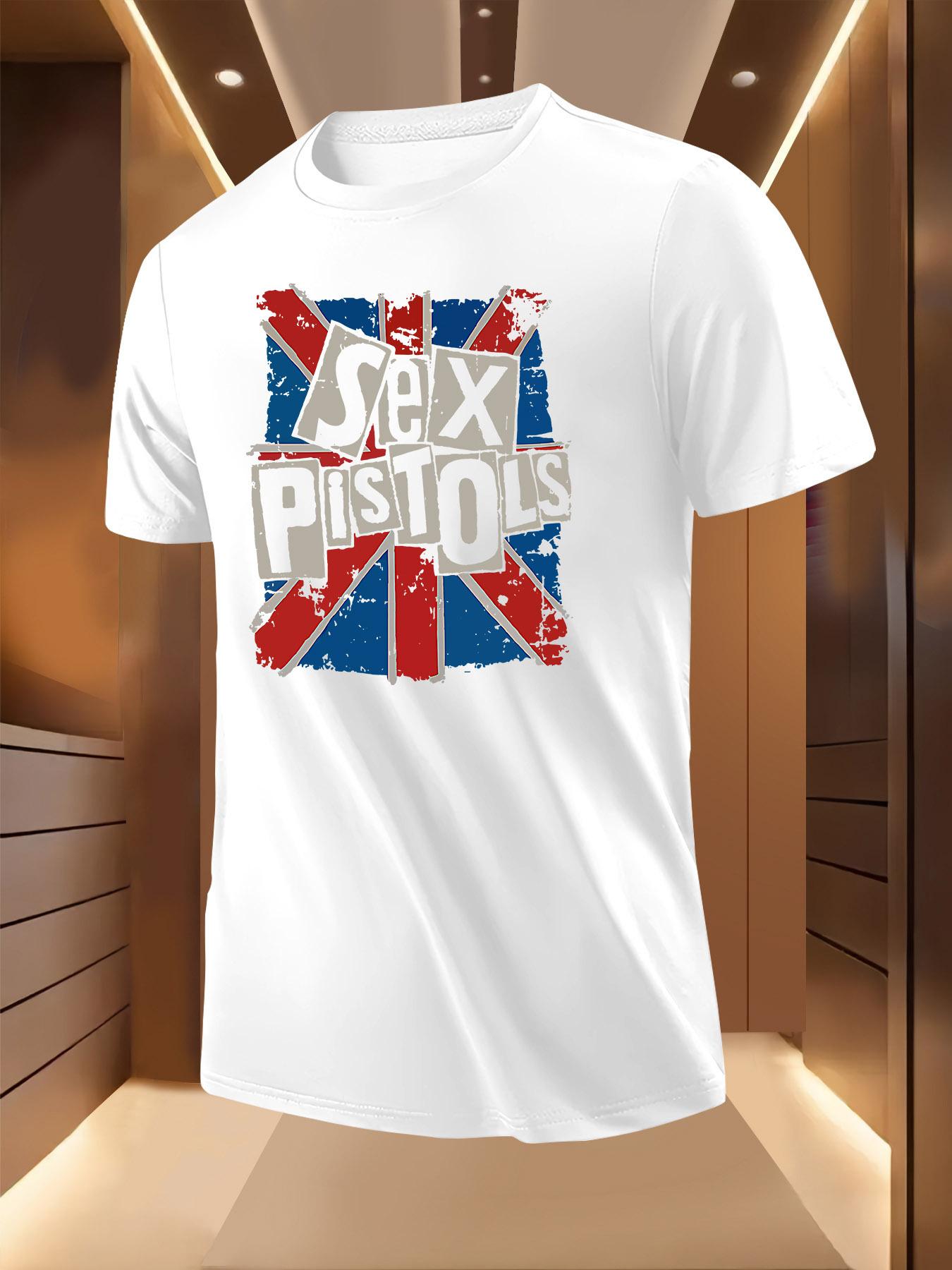 Short Sleeve Tshirt with Bold SEX PISTOLS Union Jack Grap... XL