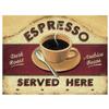 Vintage Coffee Metal Tin Sign Plaque Plate Retro Wall Art Poster For Cafe Bar Pub Kitchen Man Cave Club Iron Painting Decoration