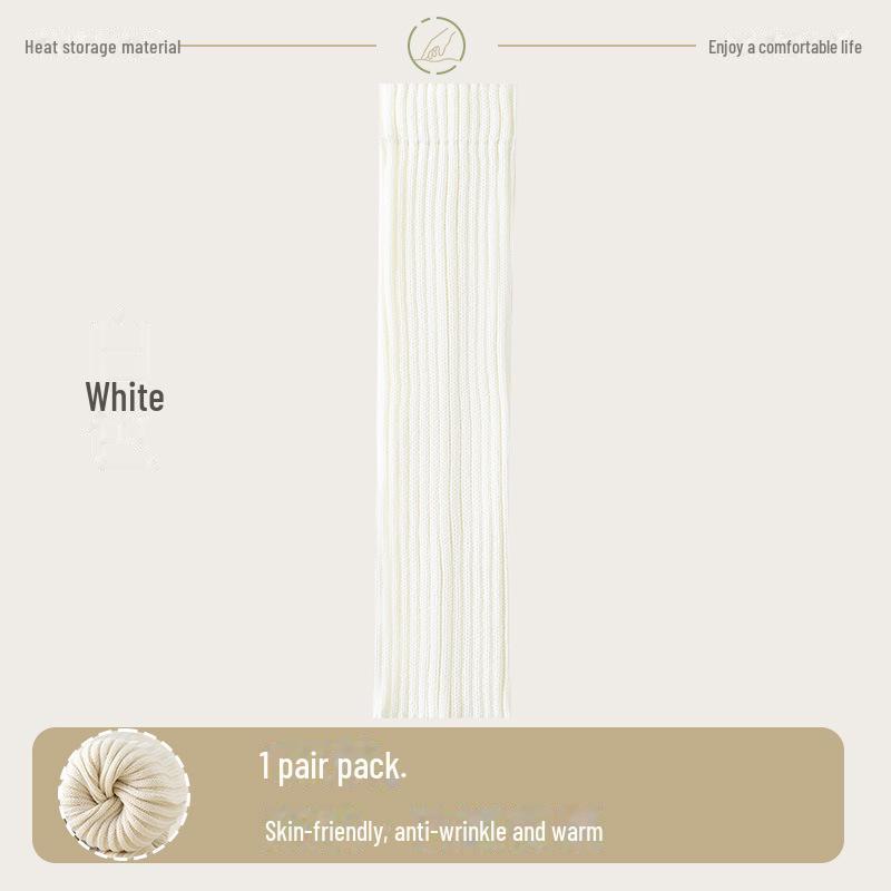 Damskie dzianinowe legginsy za kolano w szare paski, skarpetki na wiosnę i jesień