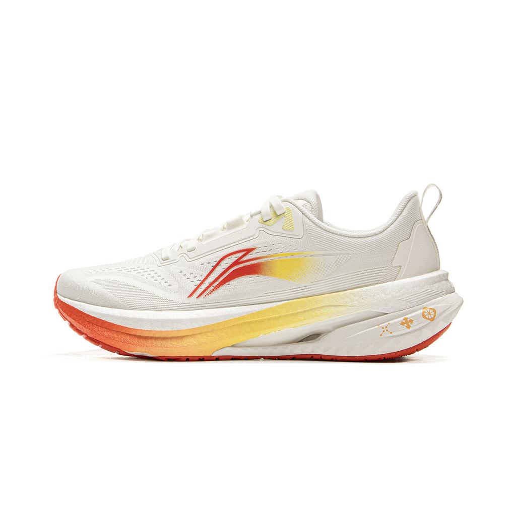 New LINING Wugui 5S 5.0 Running Shoes Men's Low top Mist White ARSV021-9