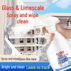 Household Glass Cleaner for Bathroom Stains - Strong Descaling and Stain Removal for Mirror Surfaces