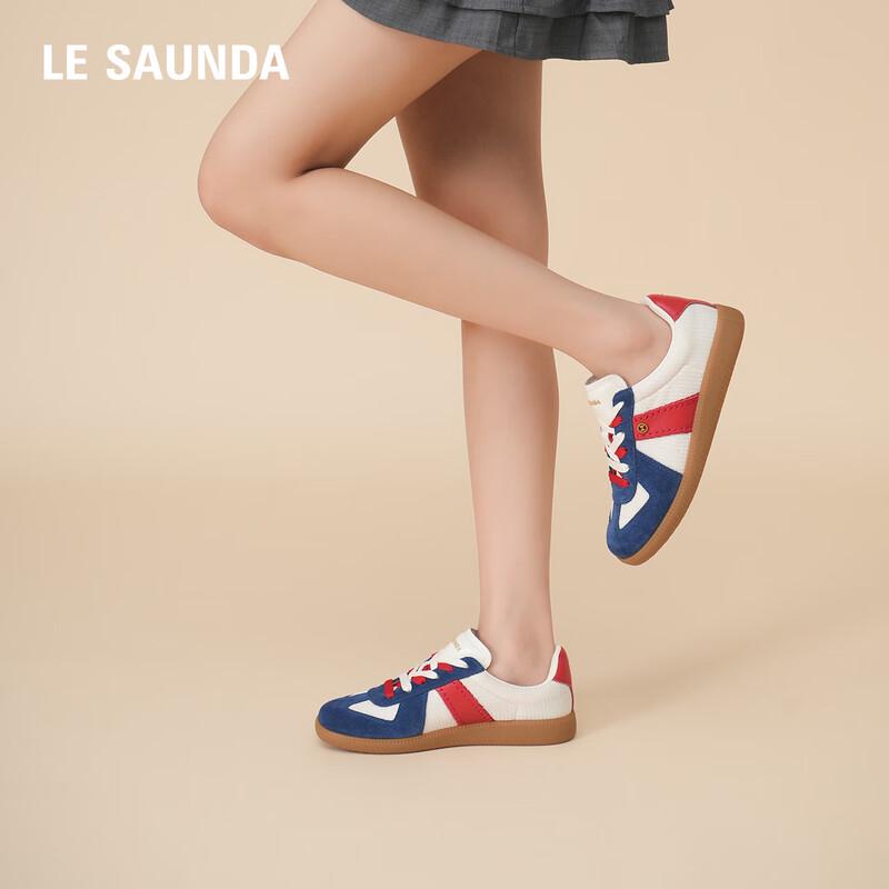 Le Saunda Women s German Trainer Lace-up Casual Shoes EU 37