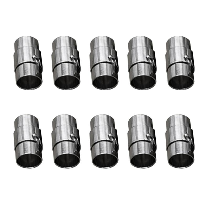 Balení 10 magnetických zapínání Díl pro výrobu šperků Měděné koncovky šňůr pro kůže Lanový náhrdelník Náramek Příslušenství