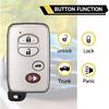 Key Fob Replacement Fits for Toyota Camry 2007-2009 Avalon 2007 2008 2009 2010 Smart Car Keyless Entry Remote HYQ14AAB 314.3MHz