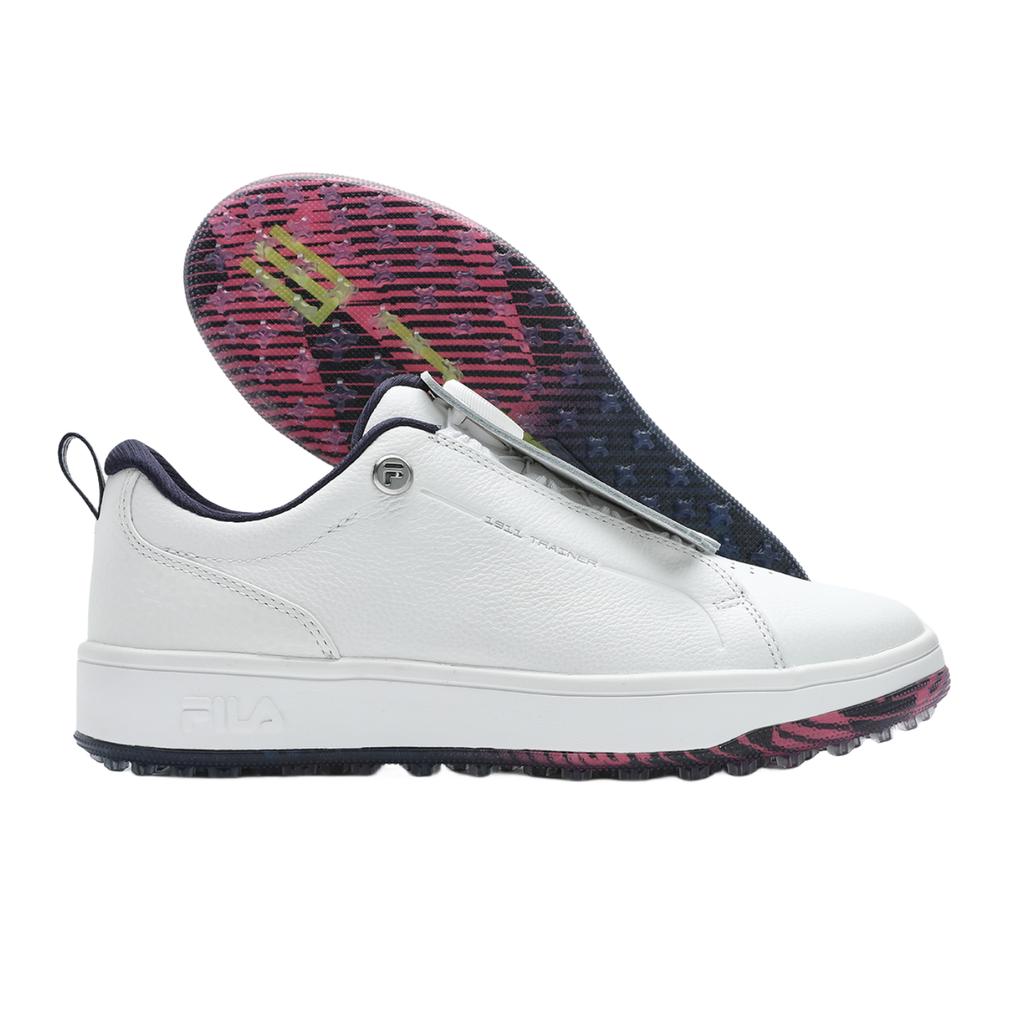 FILA GF 1911 Trainer Comfortable Versatile Shock Absorbing Non-Slip Low-Top Golf Shoes Women sneaker Bright-White A12W421702FBW