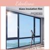 Blue Deep Silver Insulation Window Film With Static Cling For Heat And Uv Shielding