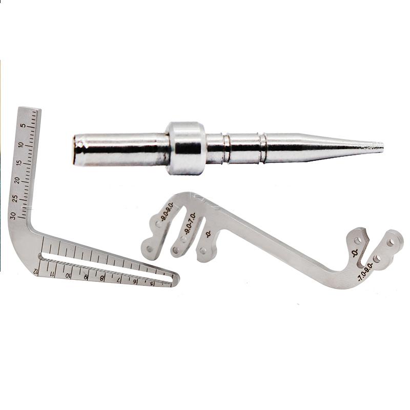 Dental Implant Guide Set Oral Planting Locator Positioning Guide Drilling Positioning Ruler Angle Ruler