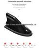 Punch-Free Shark Fin Car Antenna with Signal Enhancement for Roof Installation